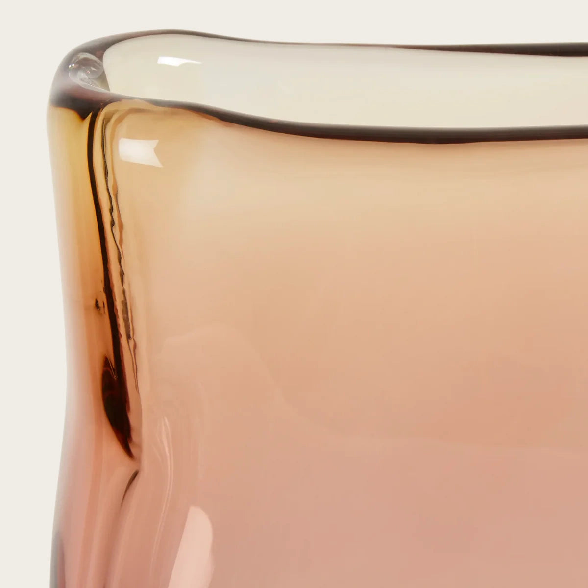Rectangular Glass Vase